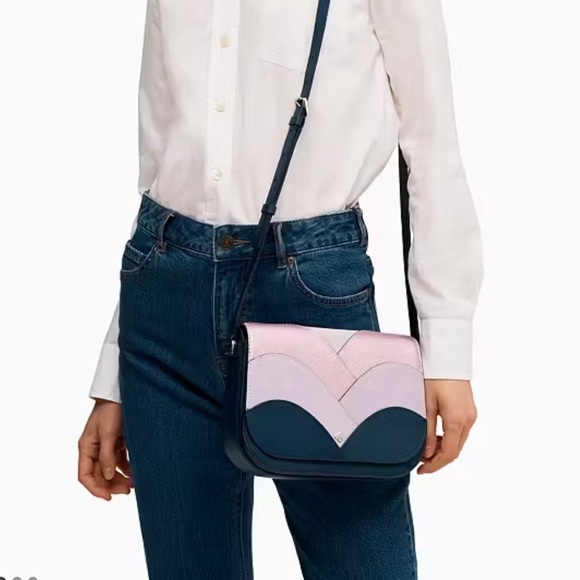 Kate Spade Nadine Patchwork Medium Flap Shoulder Bag - Picture 2 of 10